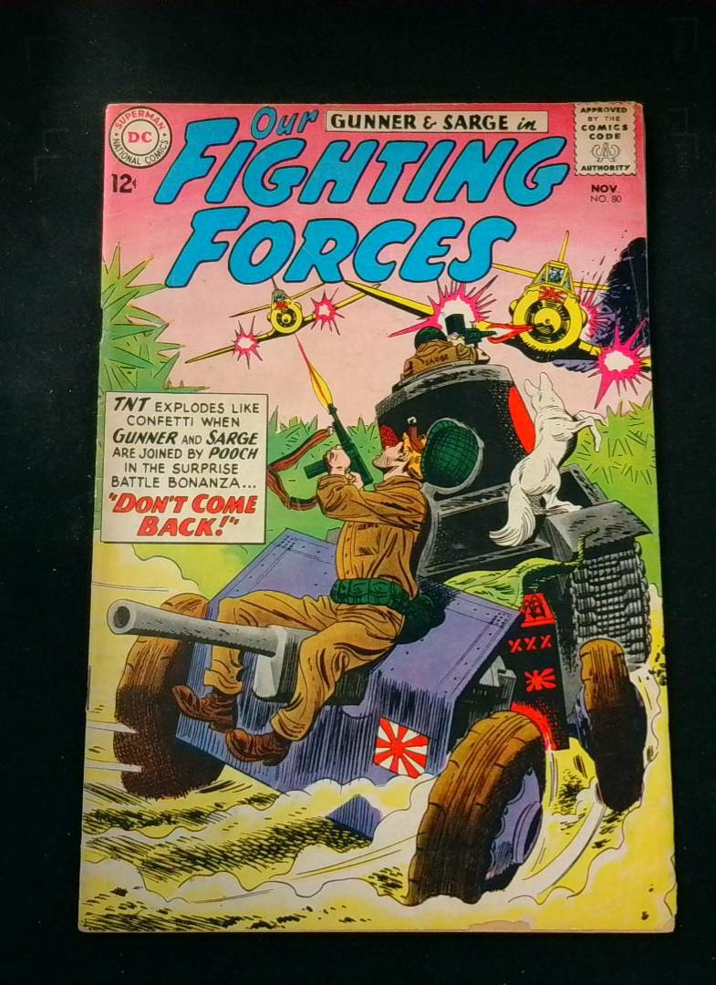 Our Fighting Forces #80, VG- DC, 1964