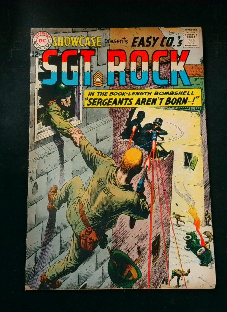 Showcase #45, Sgt. Rock Origin DC Comics, 1963