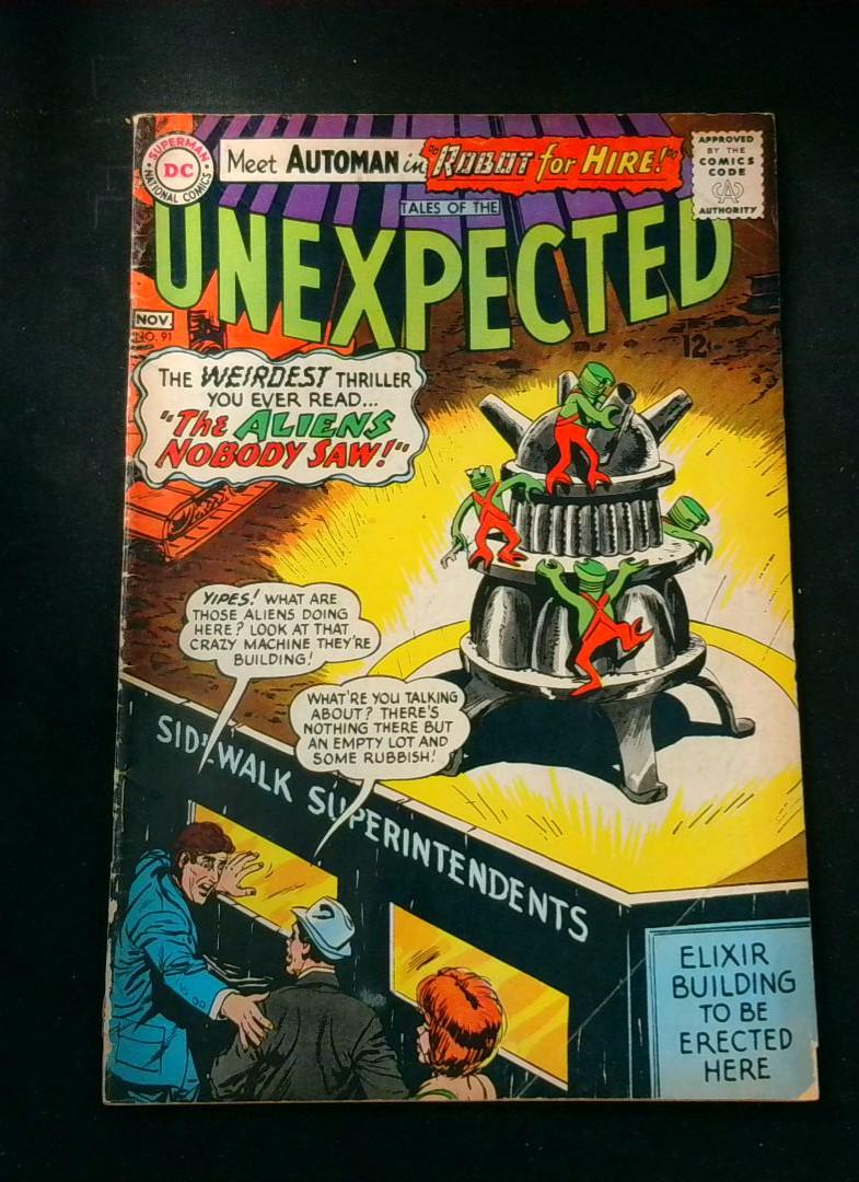 Tales of the Unexpected #91, VG DC Comics, 1965