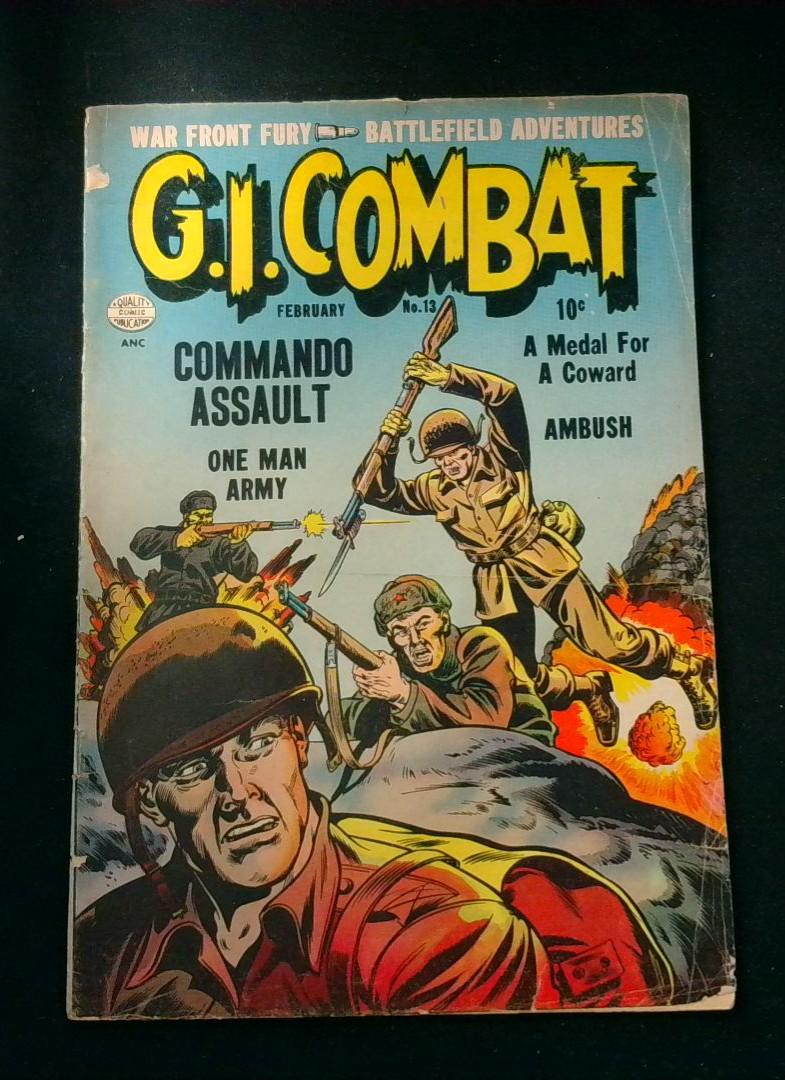 G.I. Combat #13, GD/VG Quality Comics 1954