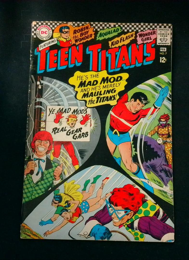 Teen Titans #7, VG+ DC, 1967
