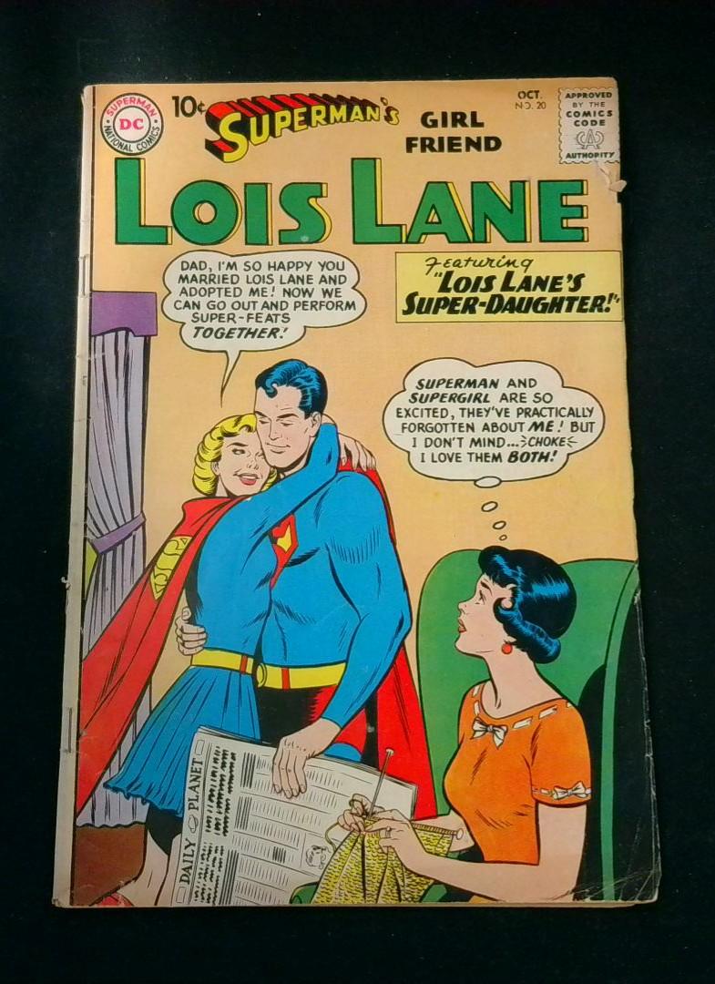 Superman's Girlfriend Lois Lane #20, VG/FN Supergirl DC, 1960