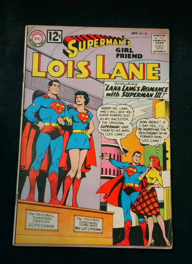 Superman's Girlfriend Lois Lane #36, VG/FN DC, 1962