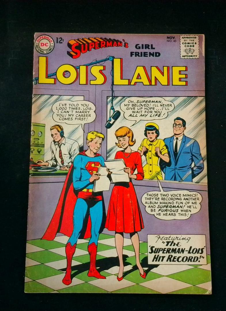 Superman's Girlfriend Lois Lane #45, VG- DC Comics, 1963