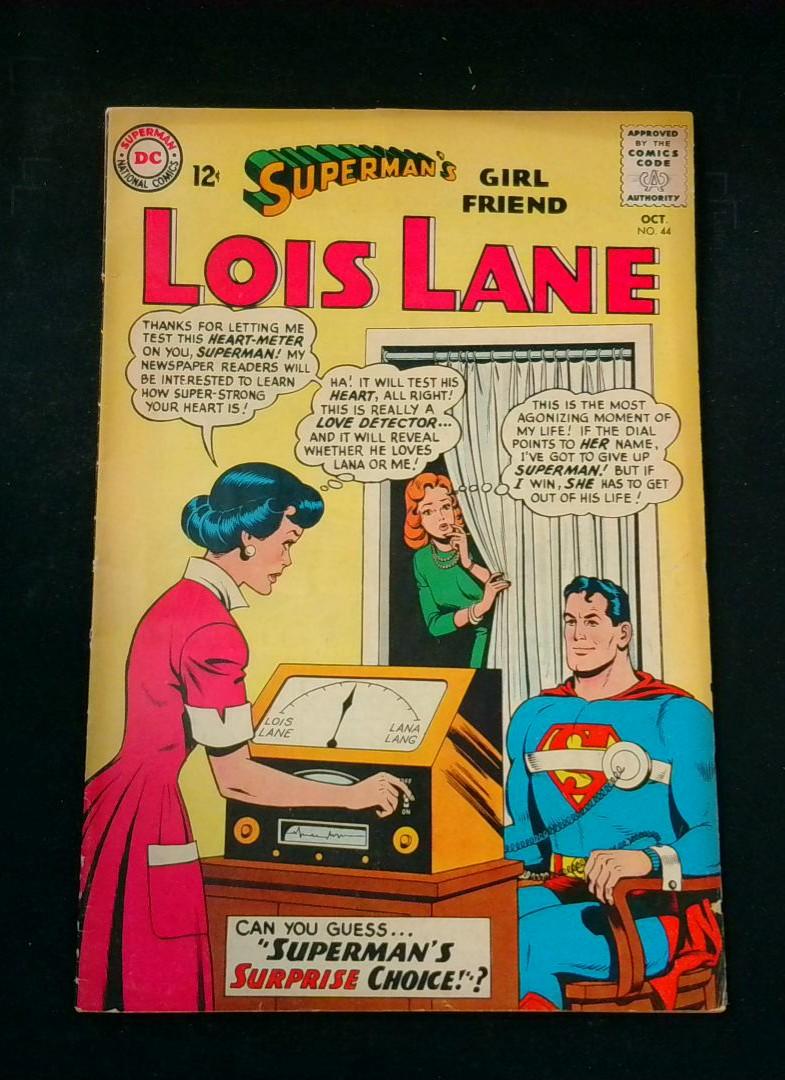 Superman's Girlfriend Lois Lane #44, VG- DC, 1963