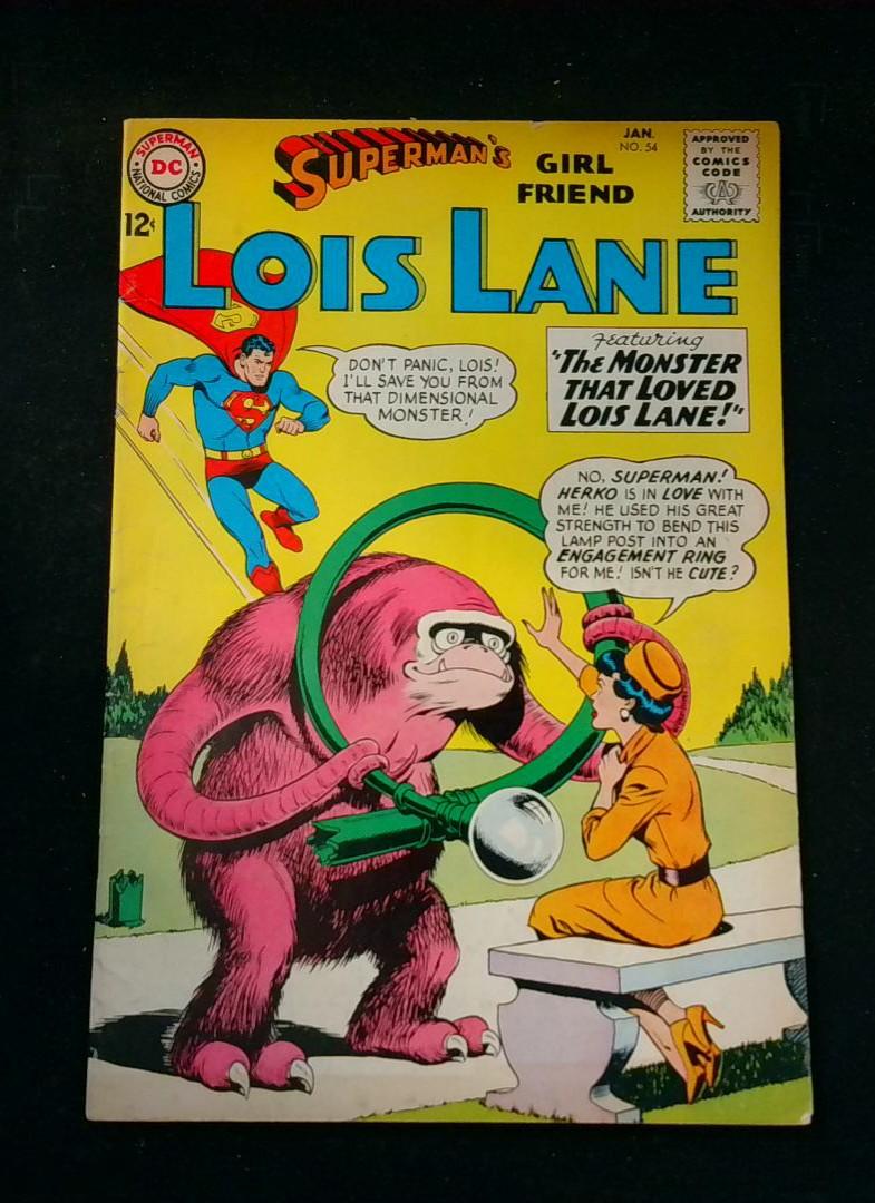 Superman's Girlfriend Lois Lane #54, VG+ DC Comics, 1965