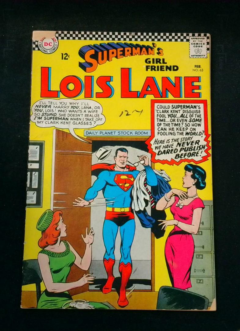 Superman's Girlfriend Lois Lane #63, GD/VG DC, 1966