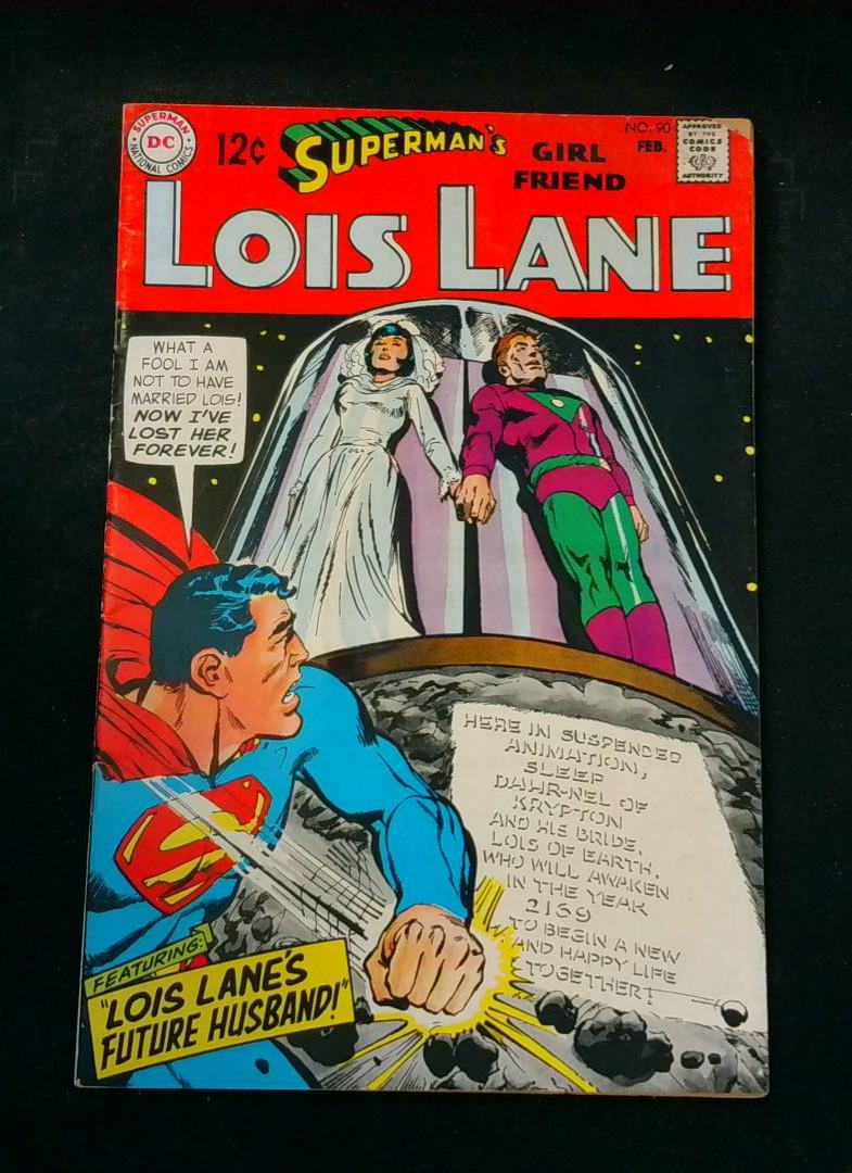 Superman's Girl Friend Lois Lane #90, VG Neal Adams, DC, 1969