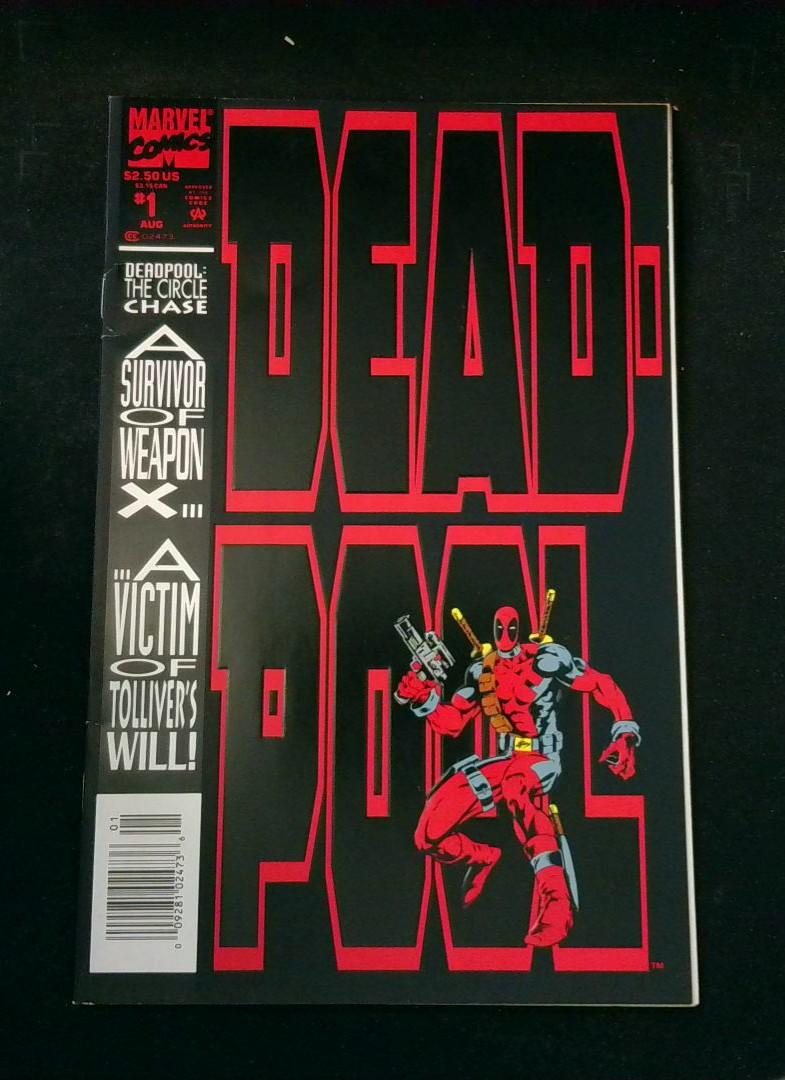 Deadpool #1, Circle Chase VF+ Marvel, 1993