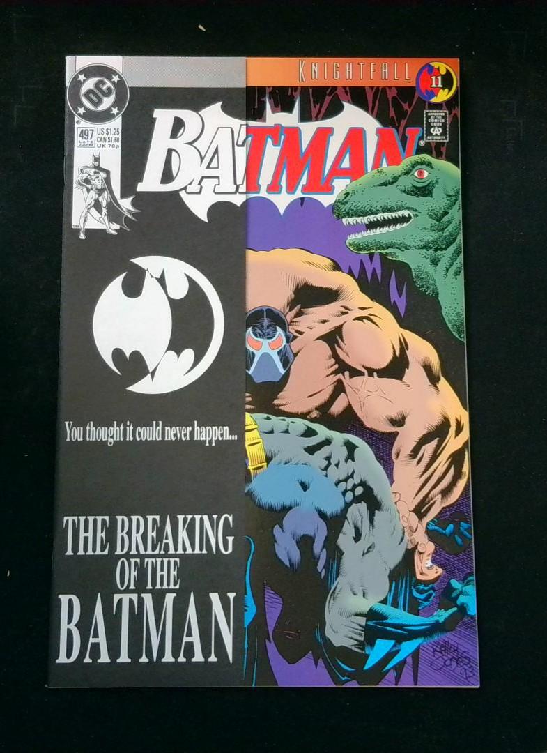 Batman #497, NM Bane breaks Batman's Back, DC, 1993