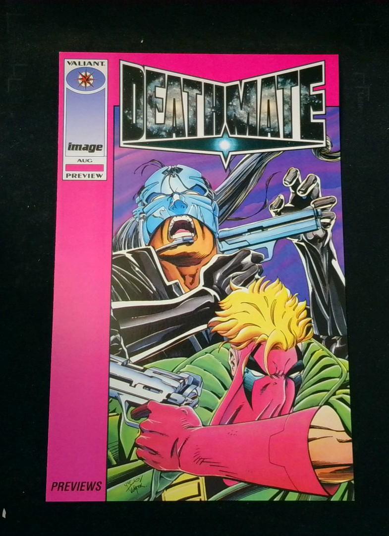 Deathmate Preview, August Pink Valiant/Image, 1993