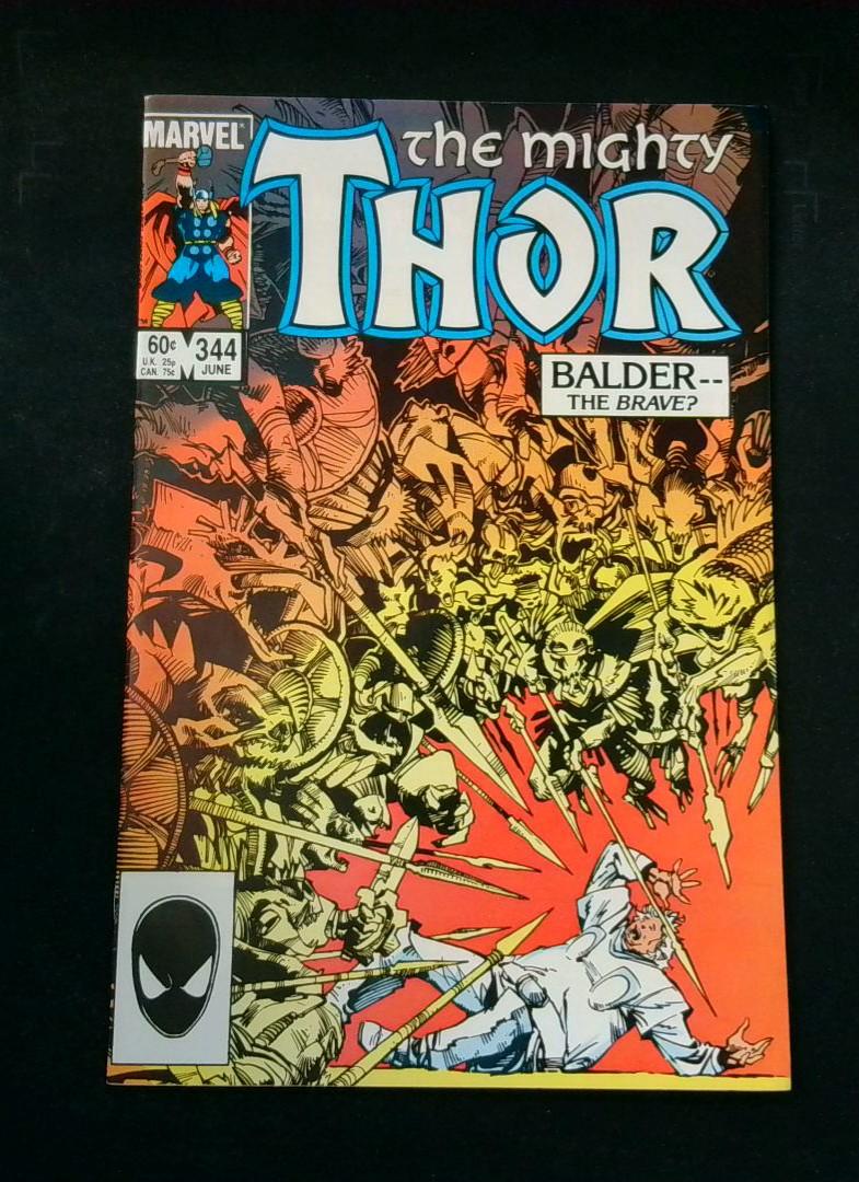 Thor #344, VF+ 1st Malekith Marvel, 1984