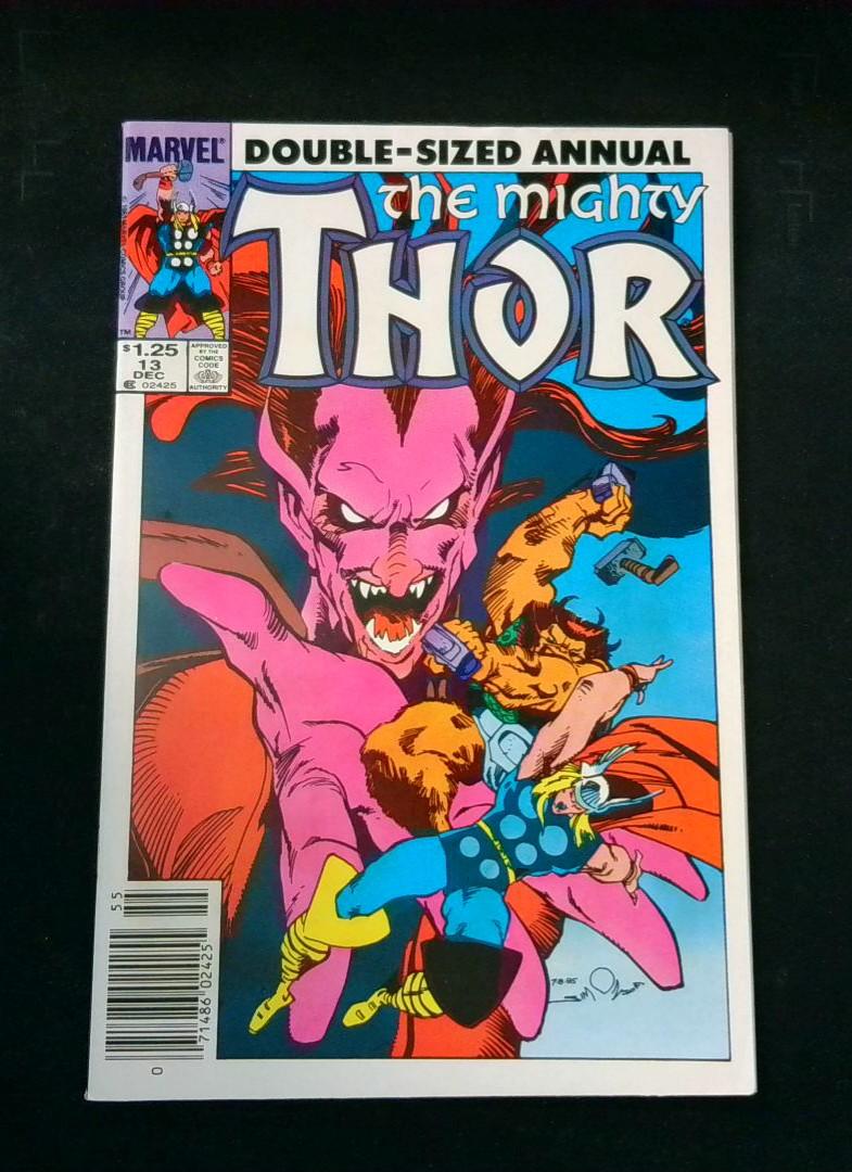 Thor Annual #13, Newsstand Marvel, 1985