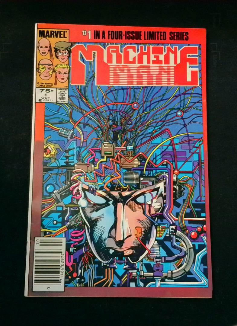 Machine Man #1, Newsstand, Marvel, 1984