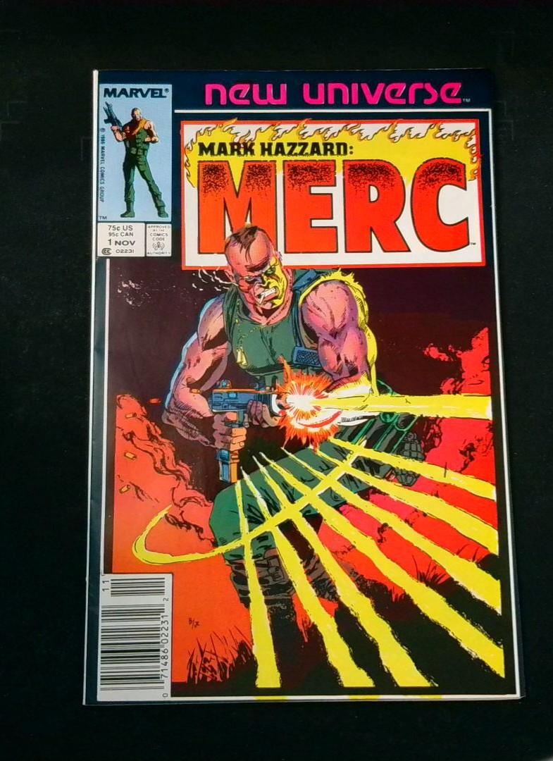 Mark Hazzard: Merc #1, Newsstand, Marvel, 1986