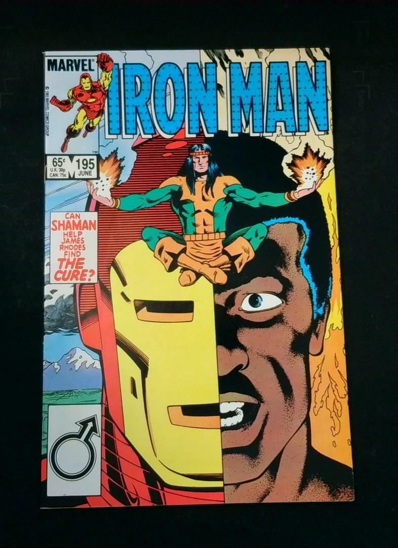 Iron Man #195, VF+ Marvel, 1985