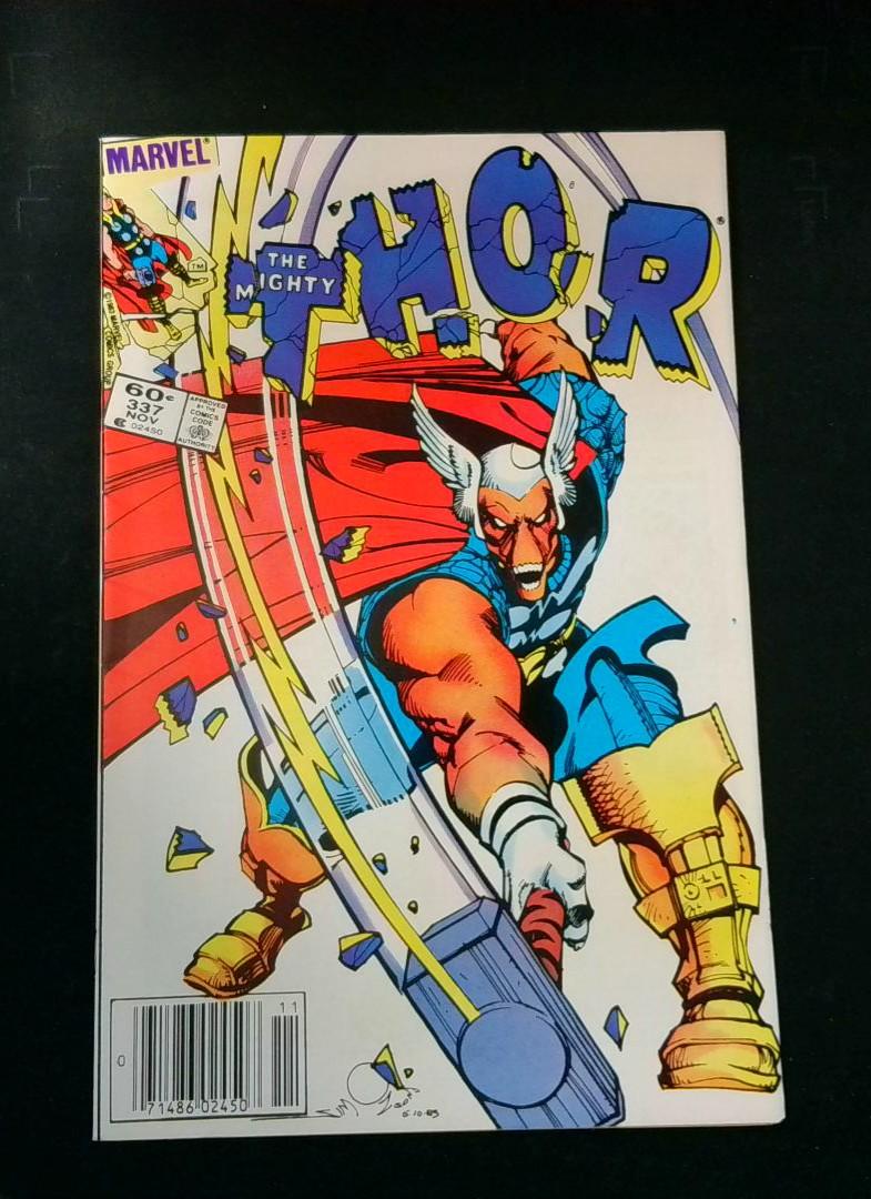 Thor #337, VF+ Newsstand 1st Beta Ray Bill, Marvel, 1983 JR1