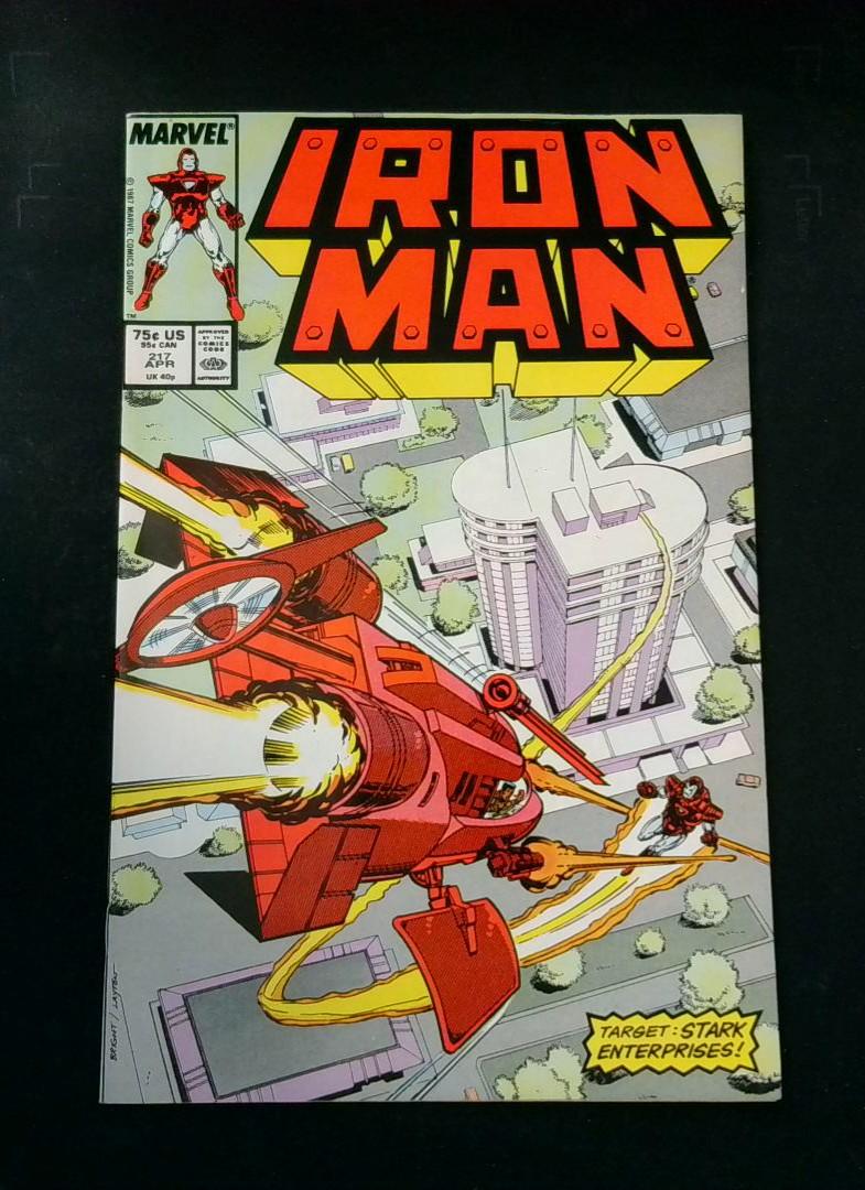 Iron Man #217, VF+ Marvel, 1987