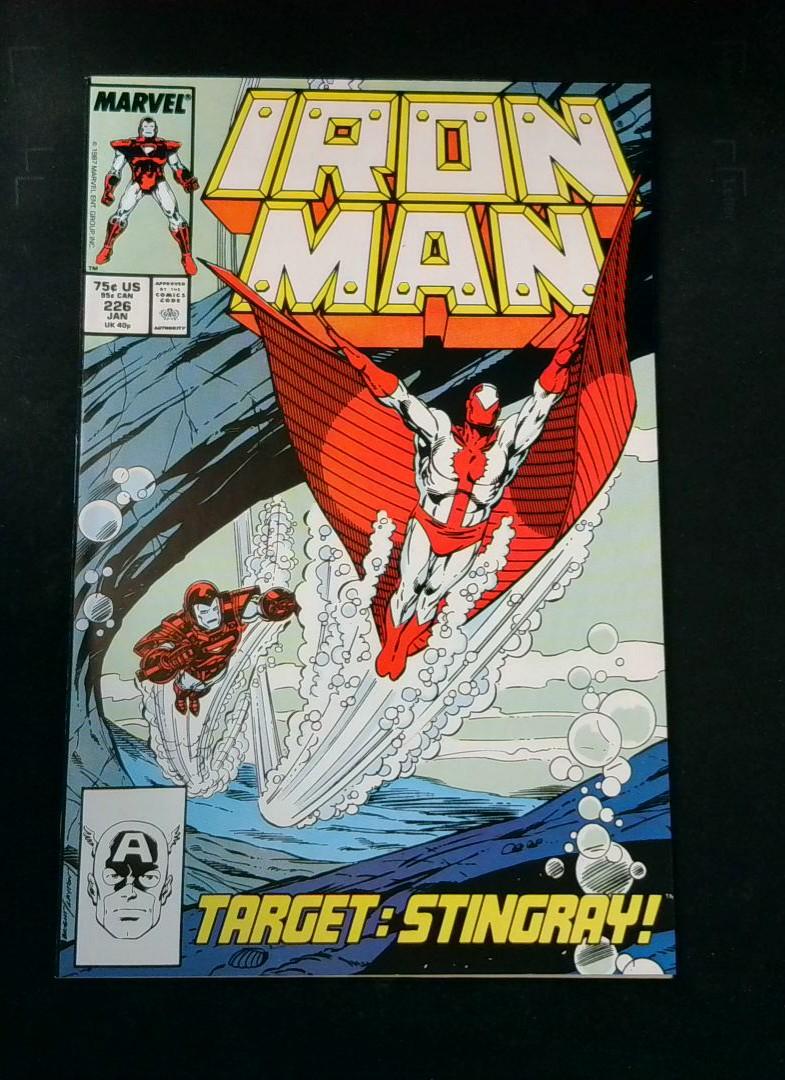Iron Man #226, NM- Stingray, Marvel, 1987