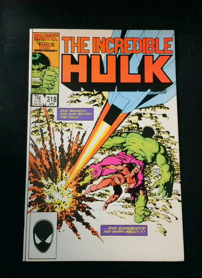 Incredible Hulk #318, VF Marvel, 1986