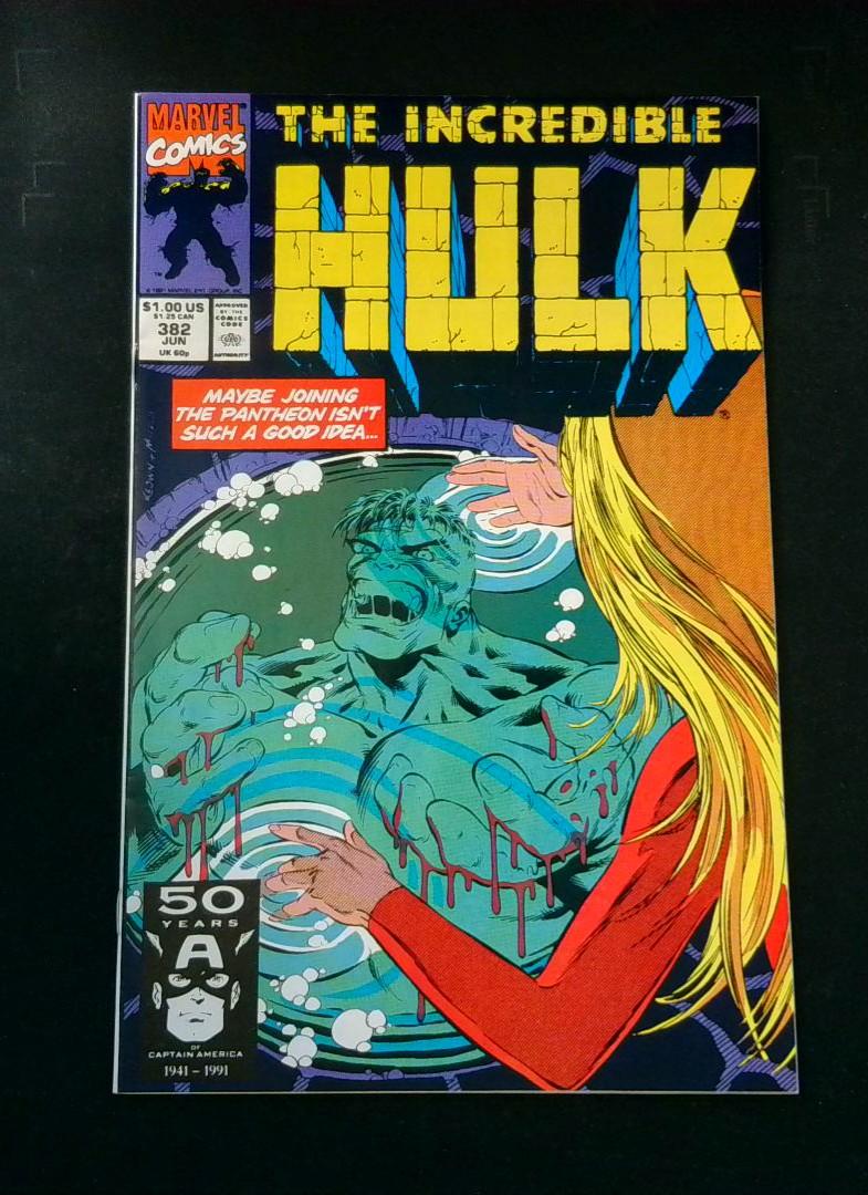 Incredible Hulk #382, NM Marvel, 1991