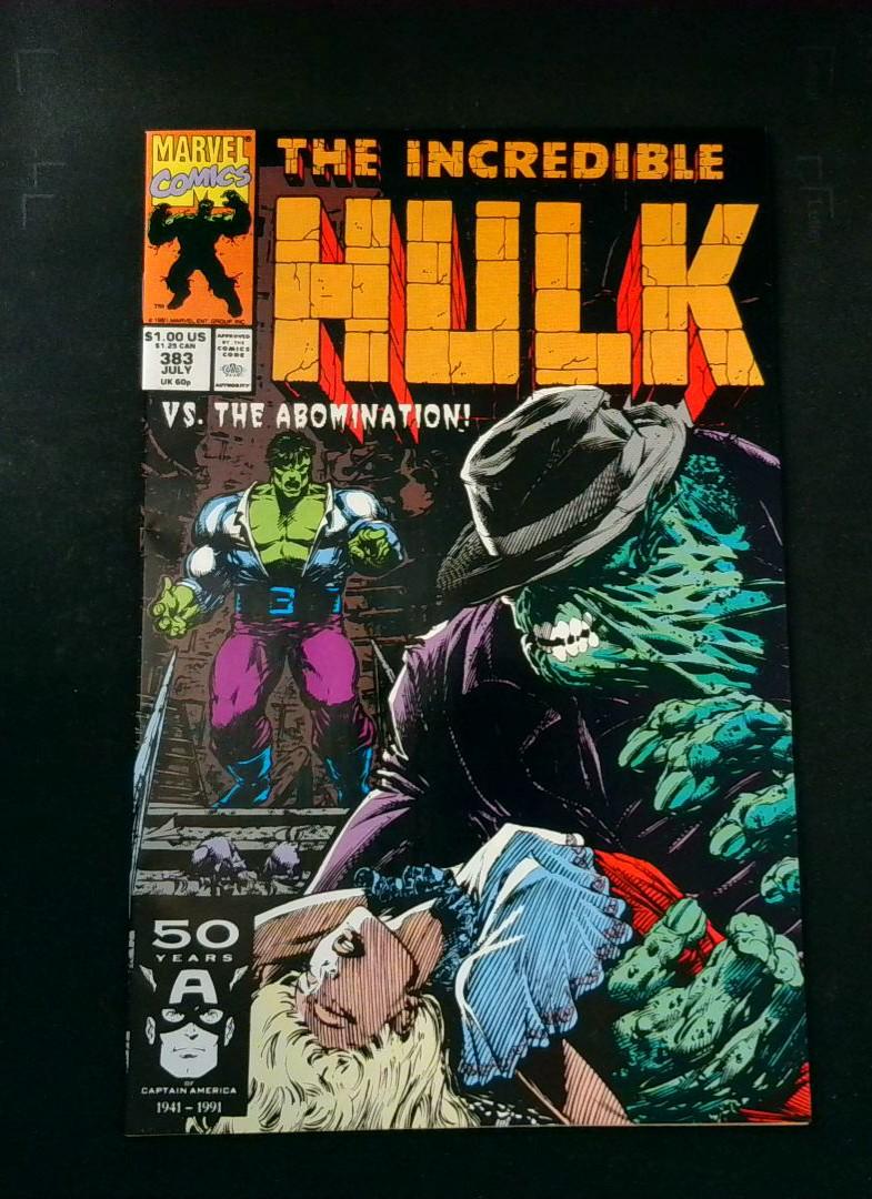 Incredible Hulk #383, VF Marvel, 1991