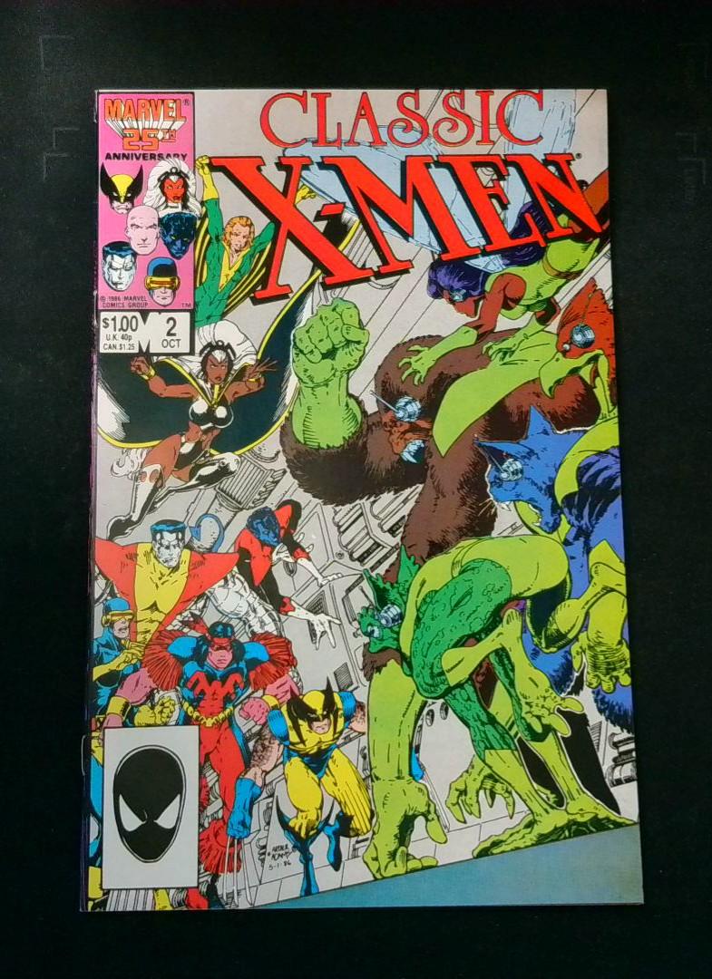 Classic X-Men #2, NM Marvel, 1986