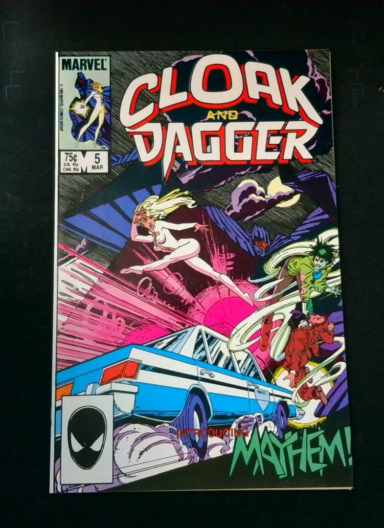 Cloak and Dagger #5, NM 1st Mayhem, Marvel, 1986