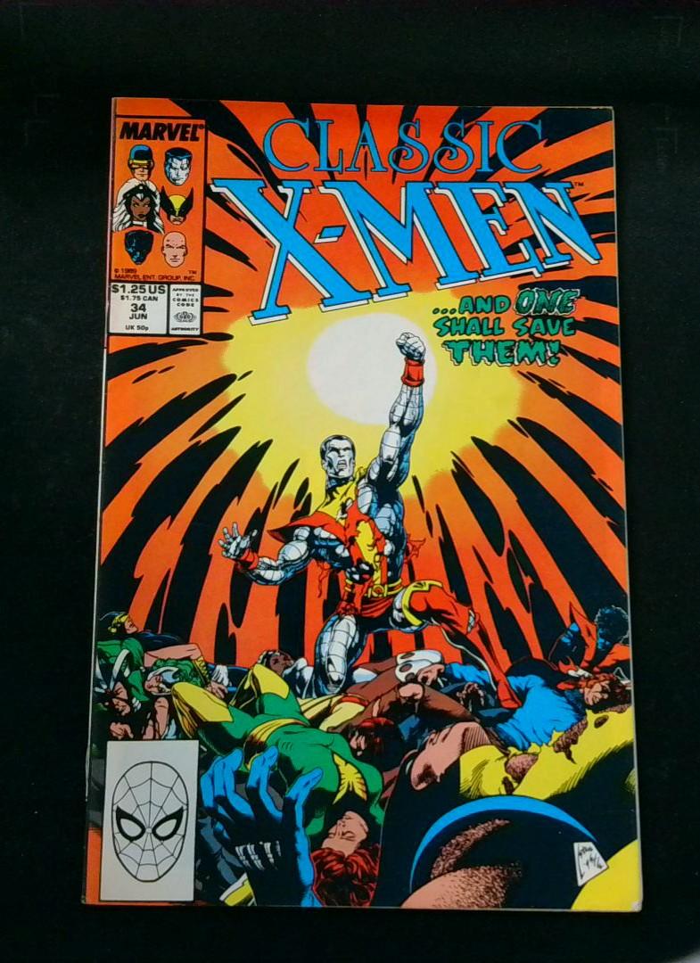 Classic X-Men #34, Marvel, 1989