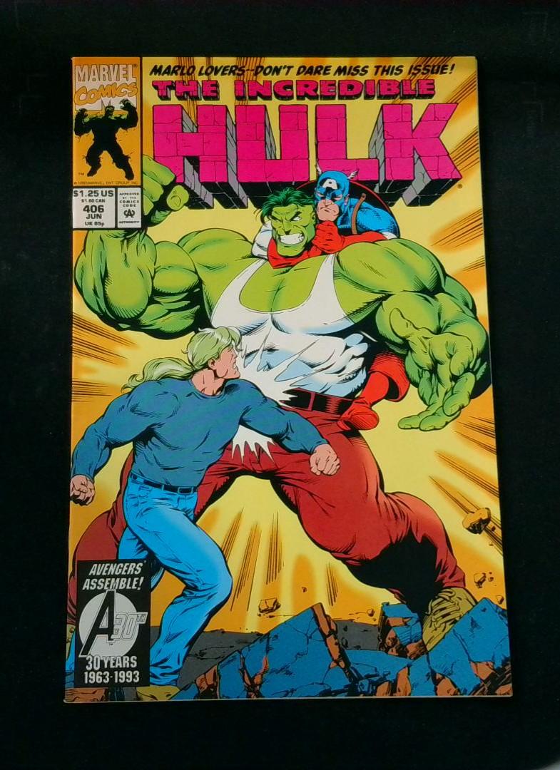 Incredible Hulk #406, NM Marvel, 1993