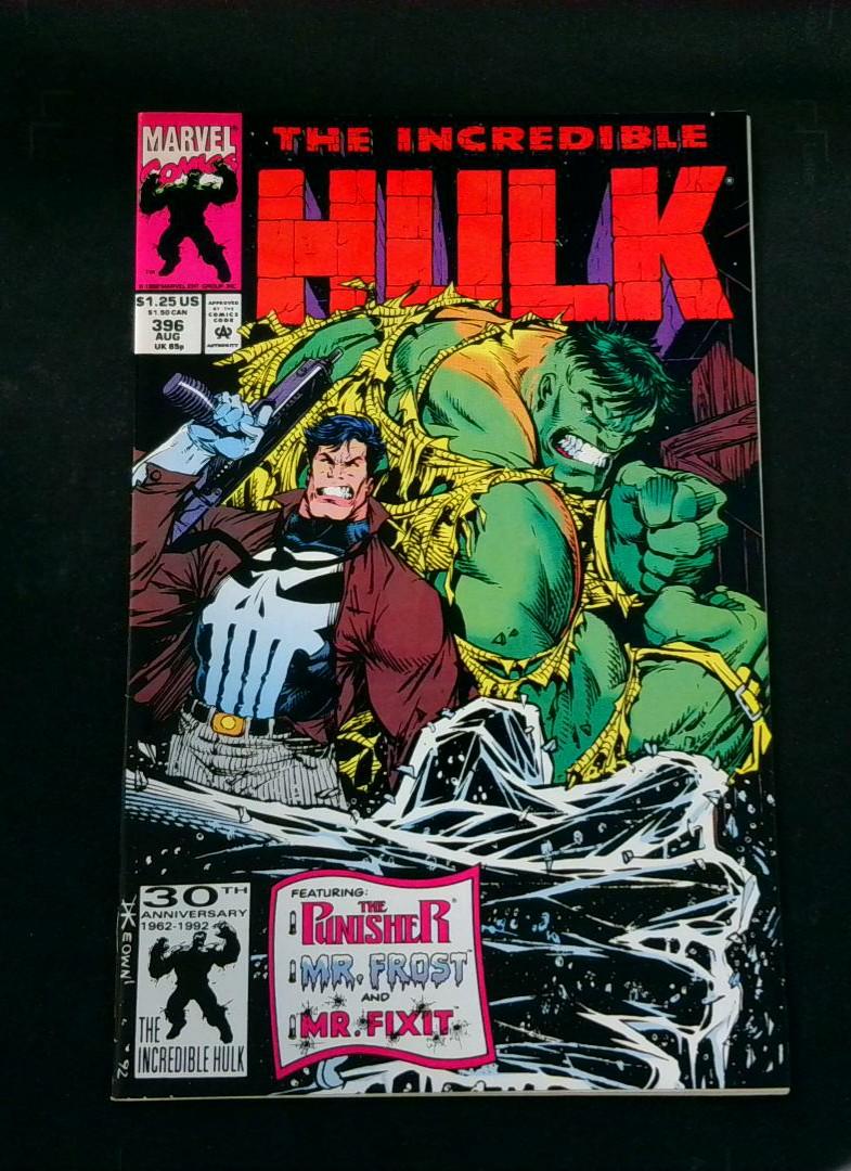 Incredible Hulk #396, Punisher, Marvel, 1992