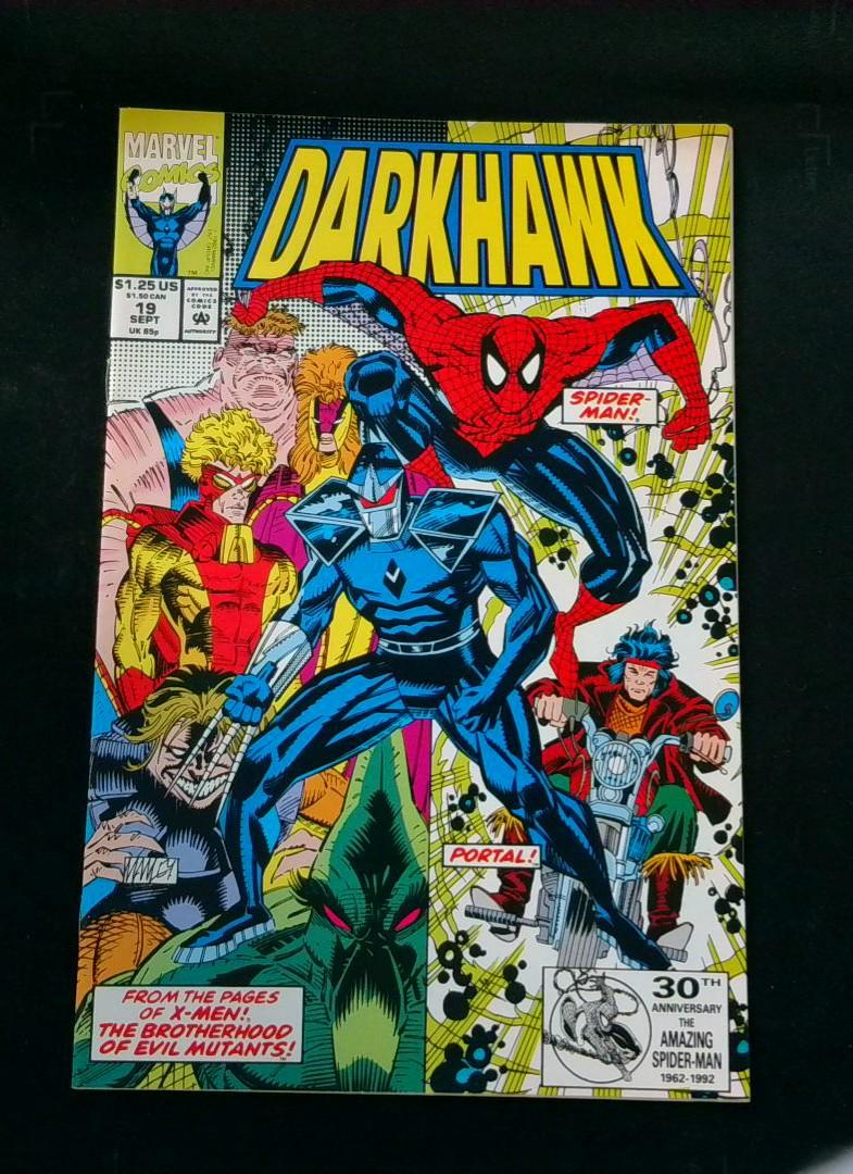 Darkhawk #19, Spider-man, Marvel, 1992
