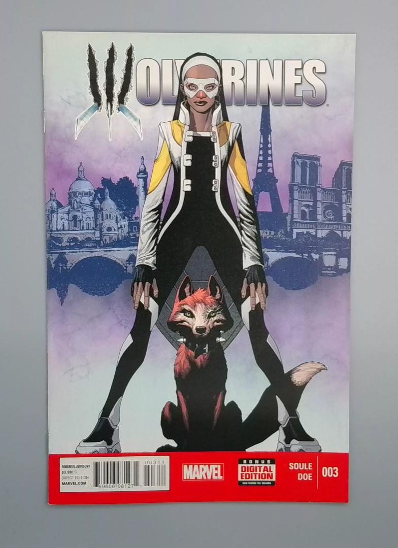 Wolverines #3, 1st App Fantomelle Nm- Marvel Copy 2