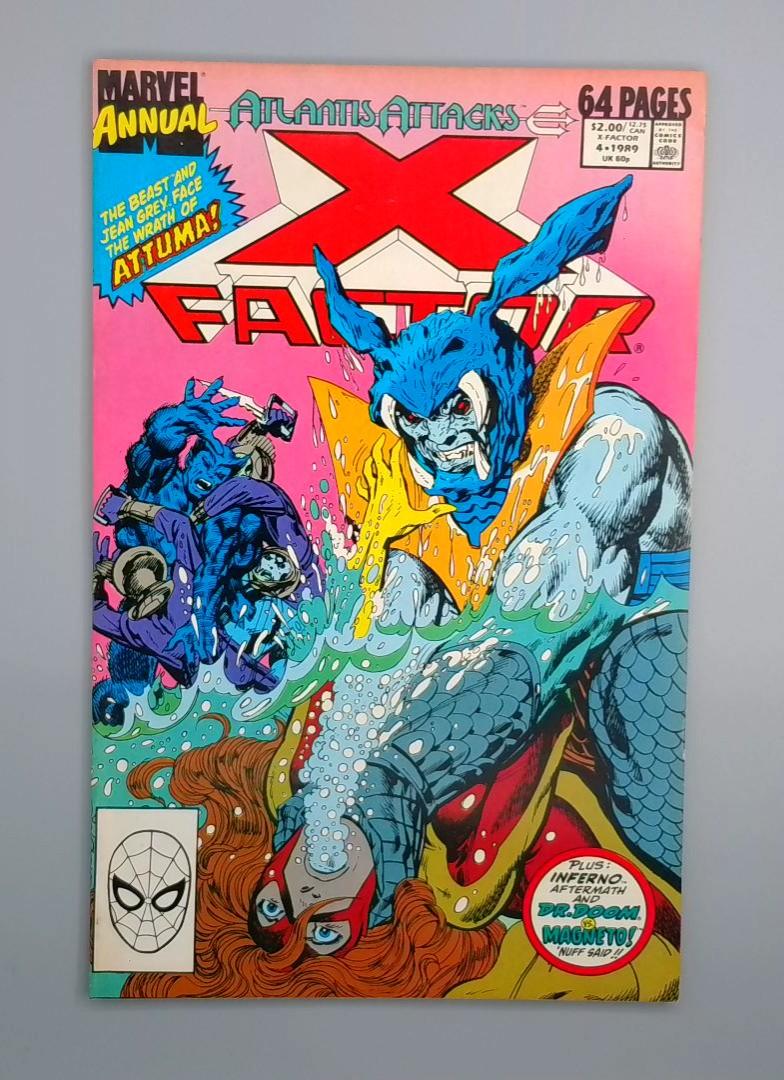 X-Factor Annual #4, Fn/ Vf Marvel, 1989