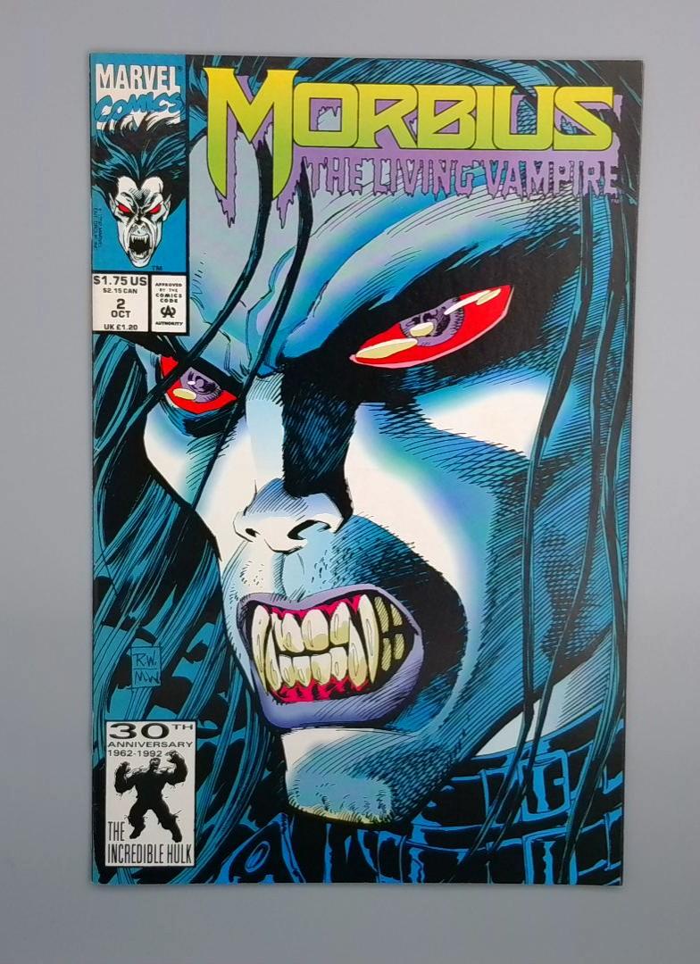 Morbius the Living Vampire #2, Vf+ Marvel, 1992