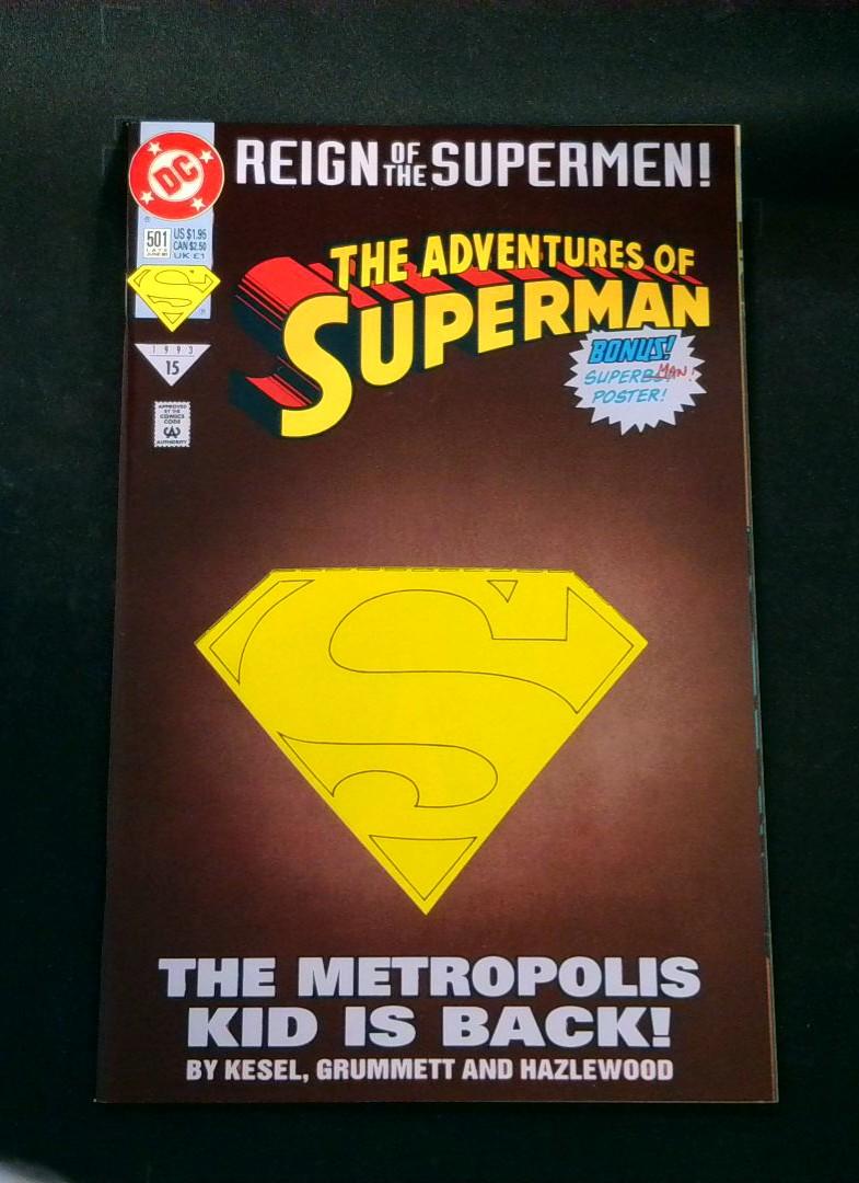 Adventures of Superman #501, NM- DC Comics, 1993