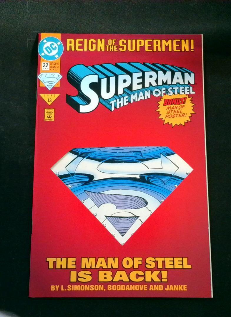 Superman The Man of Steel #22, NM DC, 1993