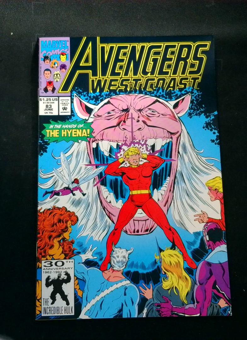 Avengers West Coast #83, NM Marvel, 1992