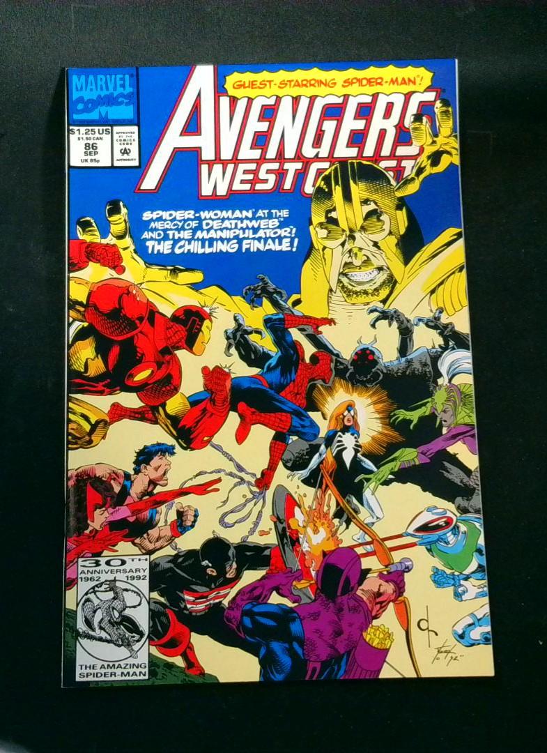 Avengers West Coast #86, NM Spider-Man, Marvel, 1992