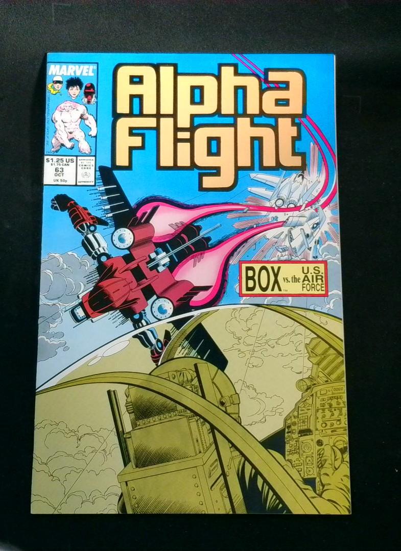 Alpha Flight #63, NM Marvel, 1988