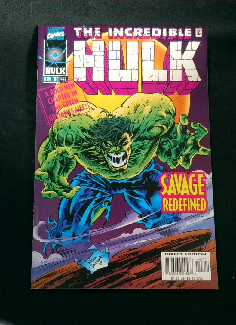 Incredible Hulk #447, NM Marvel, 1996