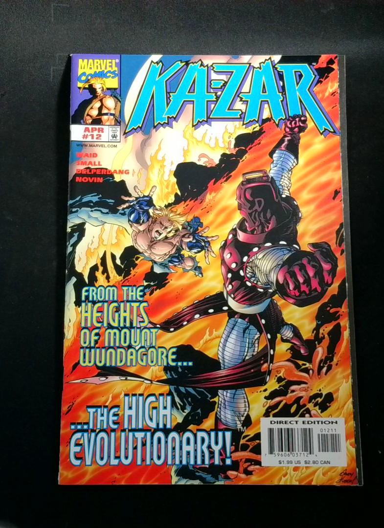 Ka-Zar #12, NM High Evolutionary. Marvel, 1998