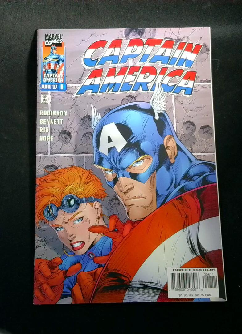 Captain America #8, NM Liefeld, Marvel, 1997