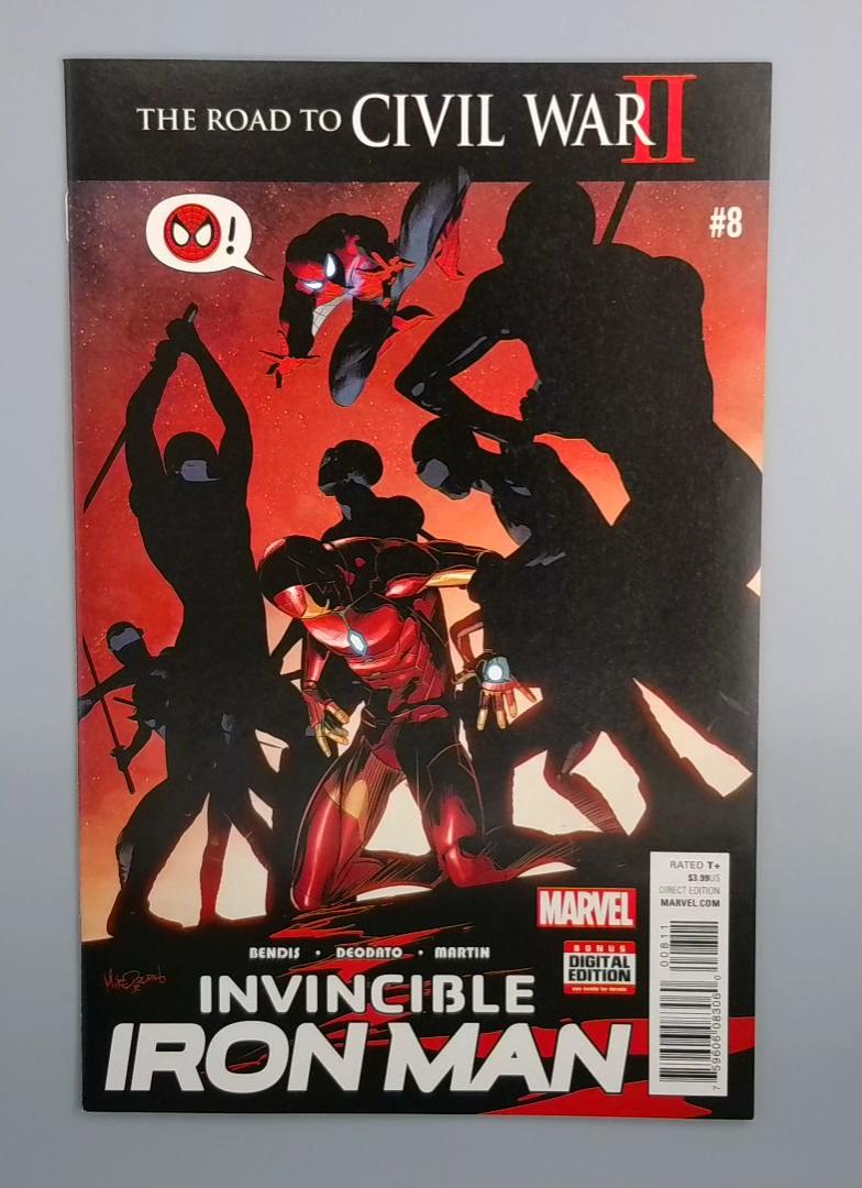 Invincible Iron Man #8, Nm Marvel, 2016