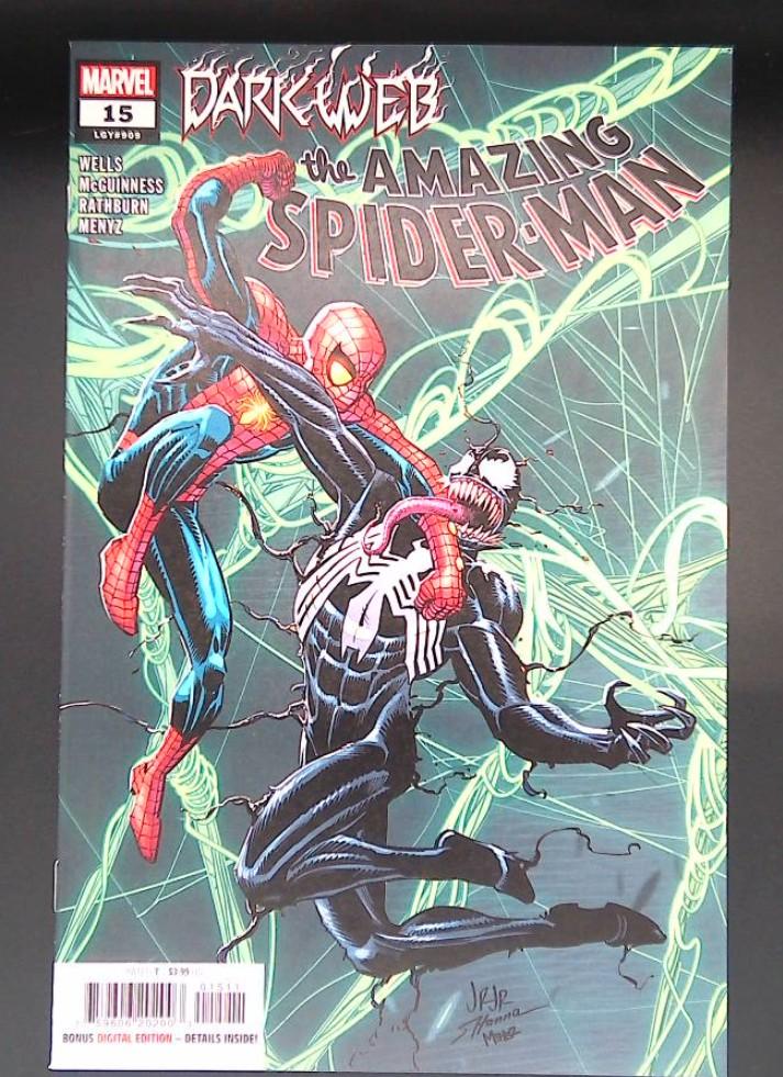 Amazing Spider-Man #15, NM 2023 Dark Web, Marvel