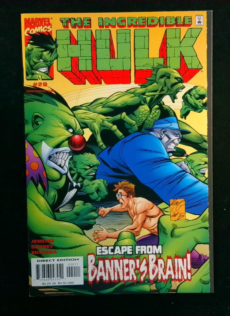 Incredible Hulk #20, NM Marvel, 2001 Copy1