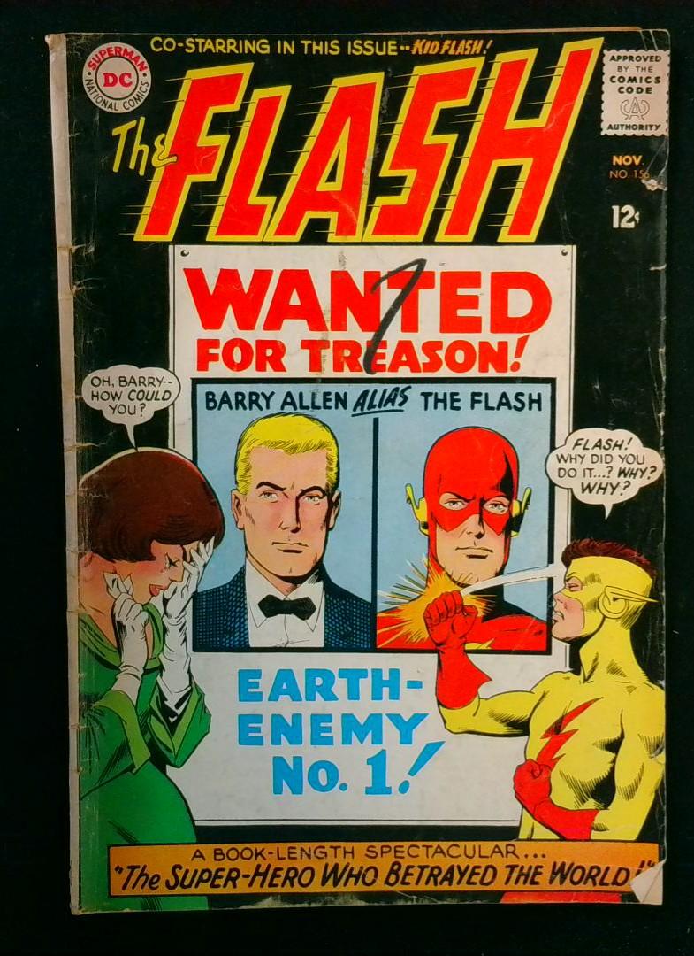 Flash #156, VG- DC Comics, 1965