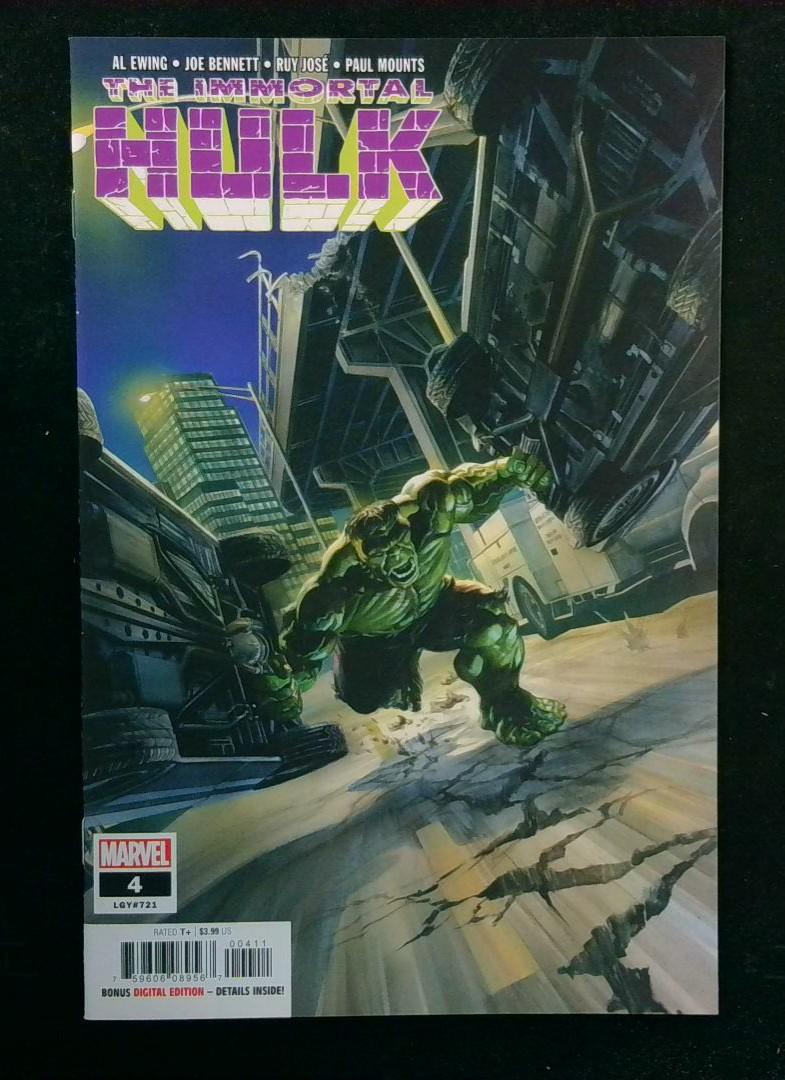 Immortal Hulk #4, NM Origin of Sasquatch Marvel