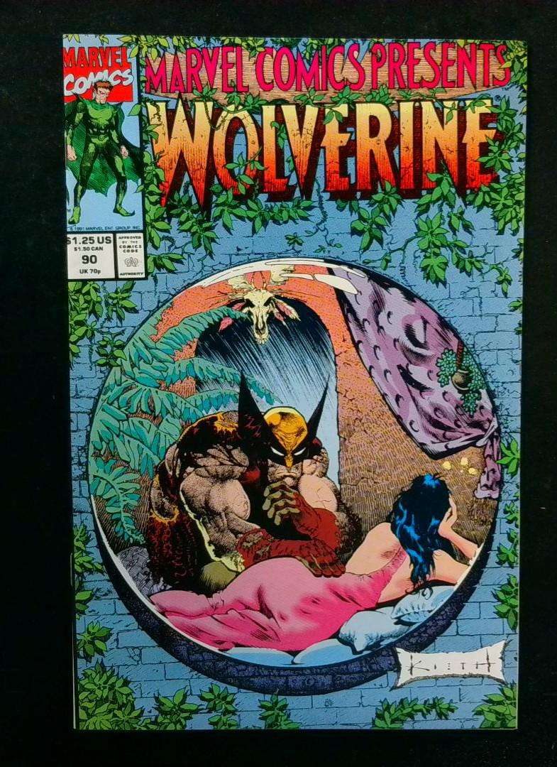 Marvel Comics Presents #90, NM Wolverine Ghost Rider Cable, Marvel, 1991