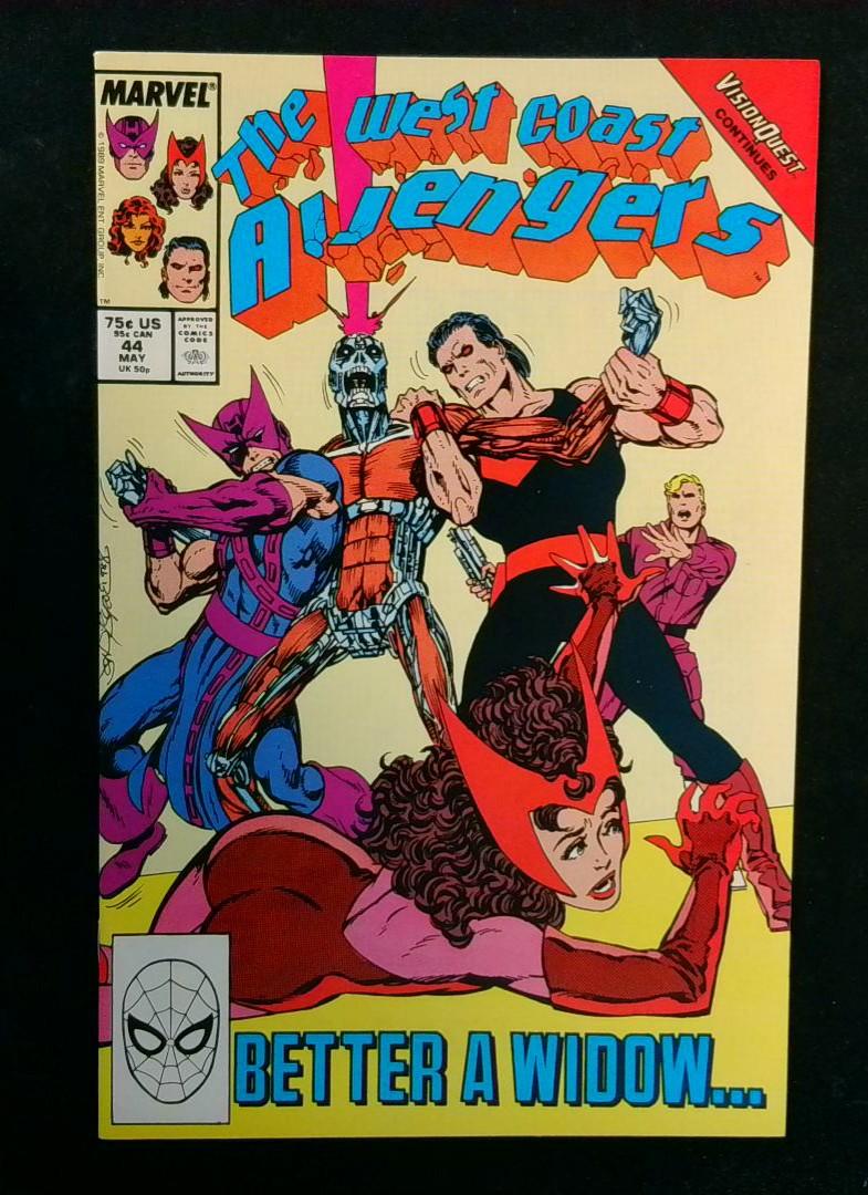 West Coast Avengers #44, VF John Byrne, Marvel, 1989